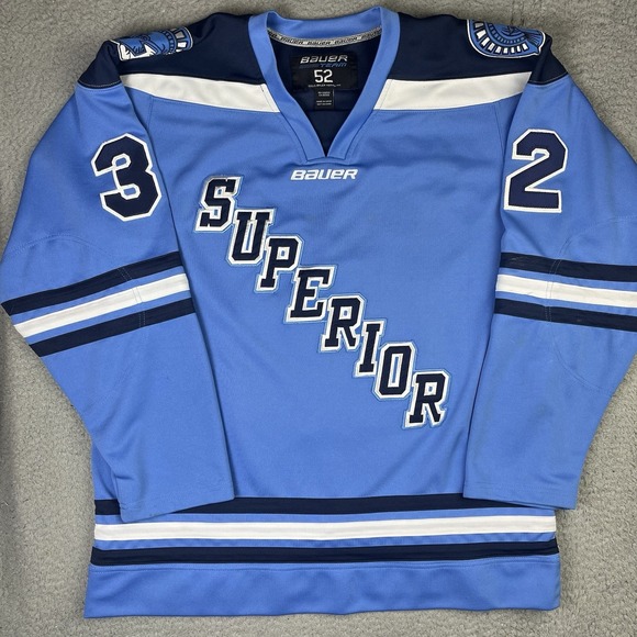 Superior Spartans High School Hockey Jersey Wisconsin Bauer Size 52